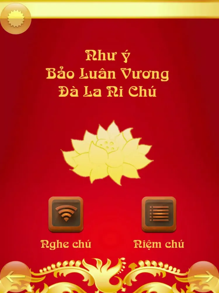 Capturas de pantalla de 10 bài chú công đức iPad 