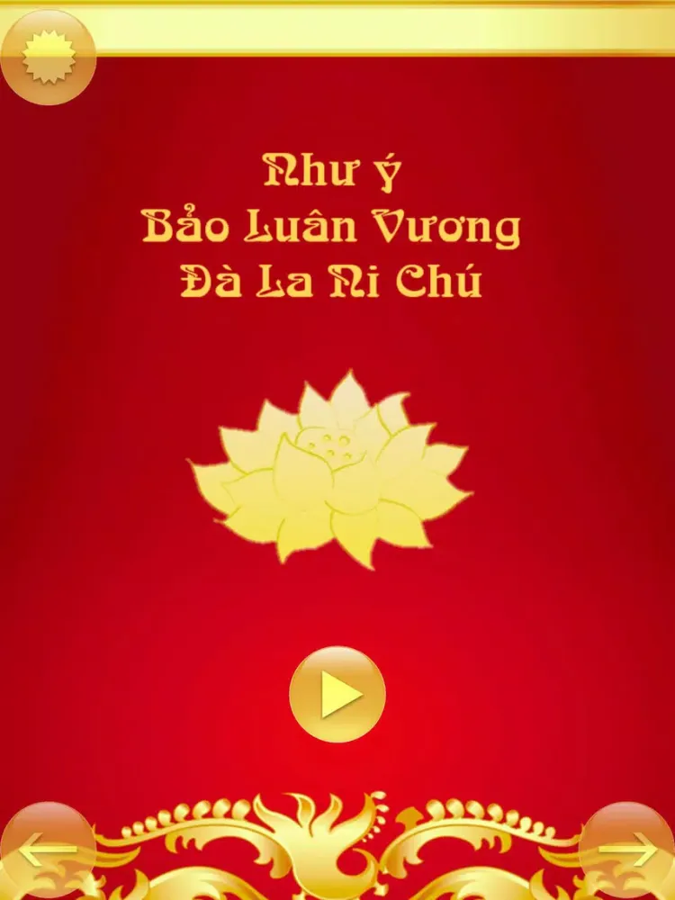 Capturas de pantalla de 10 bài chú công đức iPad 