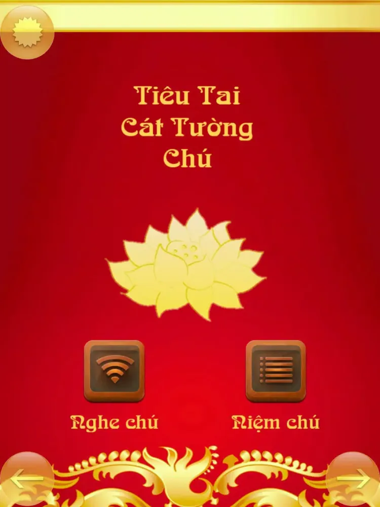 Capturas de pantalla de 10 bài chú công đức iPad 