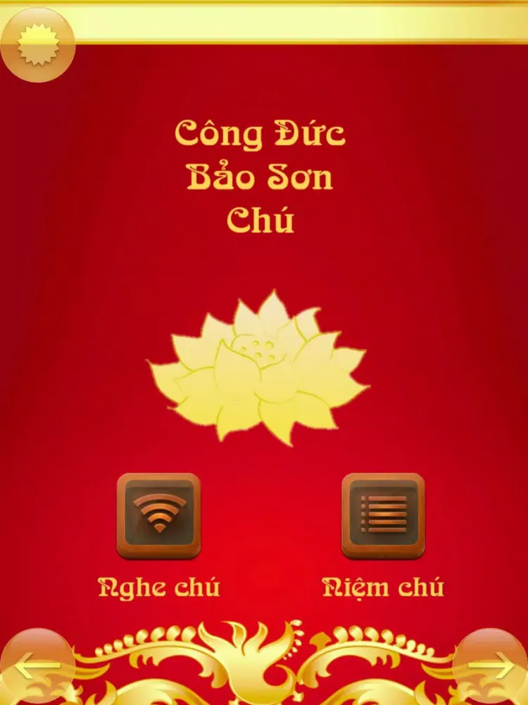 Capturas de pantalla de 10 bài chú công đức iPad 