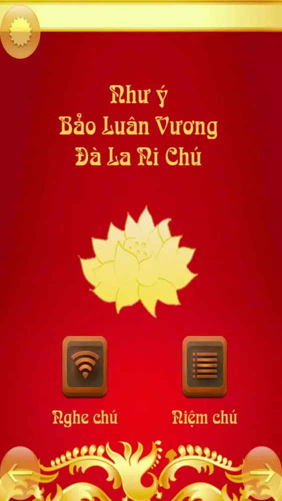 Capturas de pantalla de 10 bài chú công đức