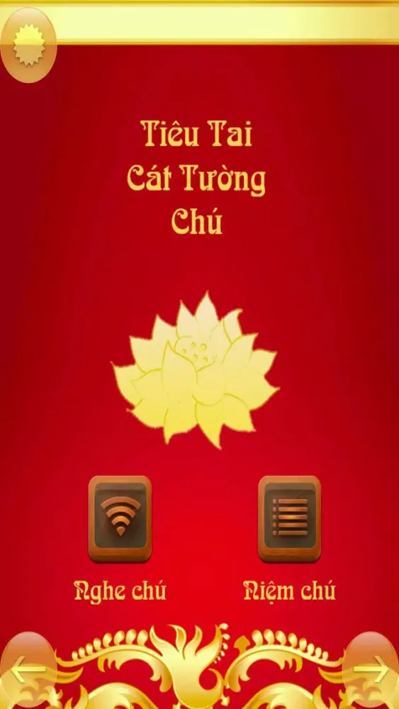 Capturas de pantalla de 10 bài chú công đức