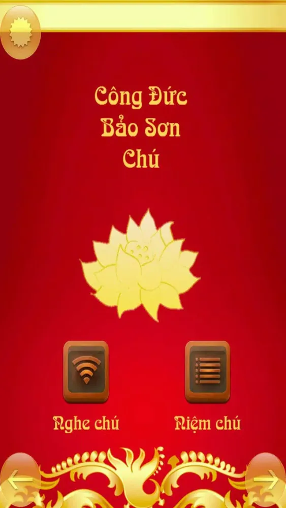 Capturas de pantalla de 10 bài chú công đức