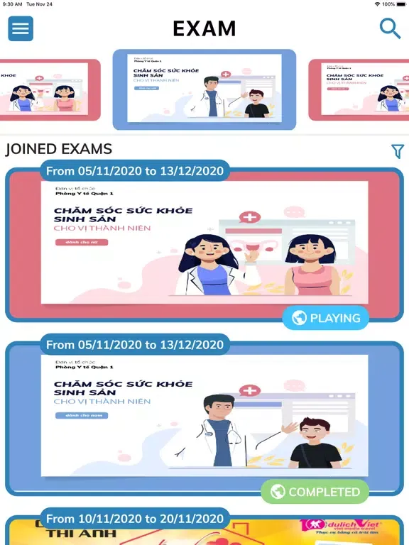 Trắc nghiệm 360 iPad 應用截圖