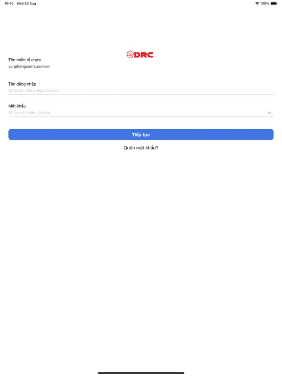 Văn Phòng Số DRC iPad  Ekran Görüntüleri