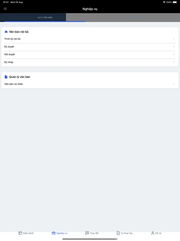 Văn Phòng Số DRC iPad  Ekran Görüntüleri