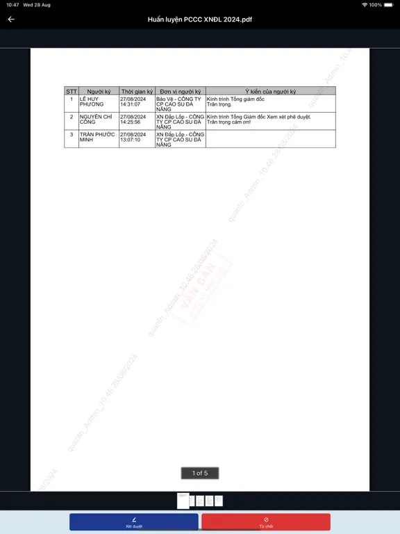 Văn Phòng Số DRC iPad  Ekran Görüntüleri