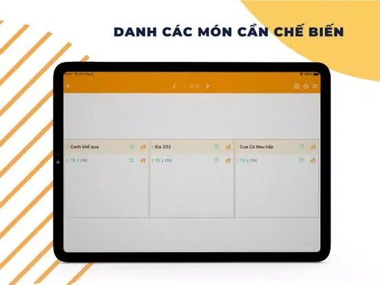 Capturas de tela do PosApp KDS iPad 