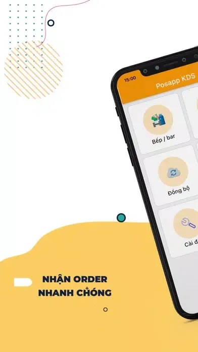 Capturas de tela do PosApp KDS