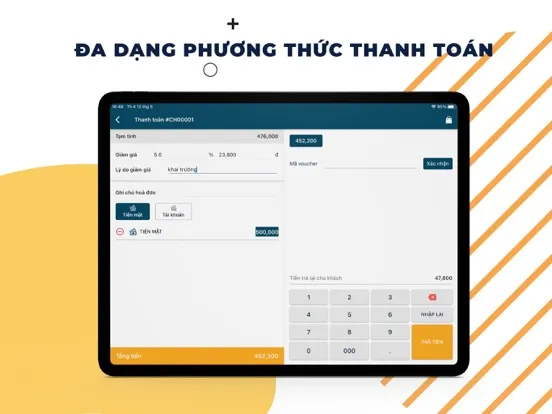 PosApp Bán lẻ iPad  Ekran Görüntüleri