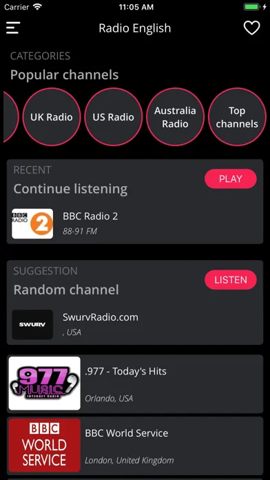 Radio English - Live Sports FM Screenshots