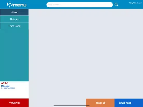 Relipos Menu iPad  Screenshots