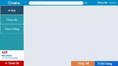 Relipos Menu Screenshots