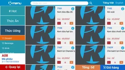 Relipos Menu Screenshots