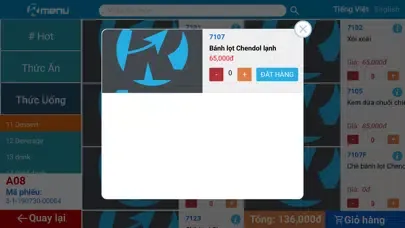 Relipos Menu Screenshots
