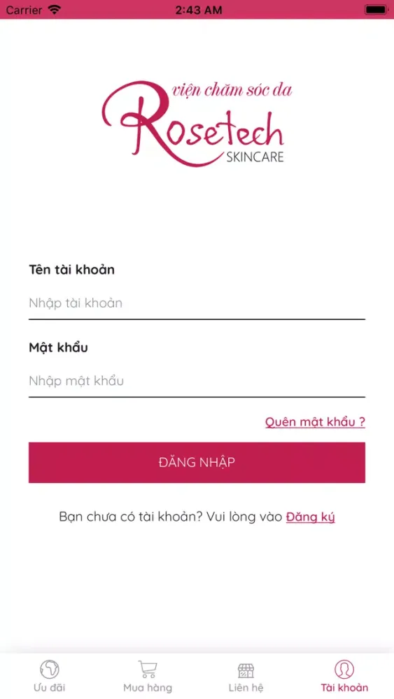 Screenshot di Rosetech