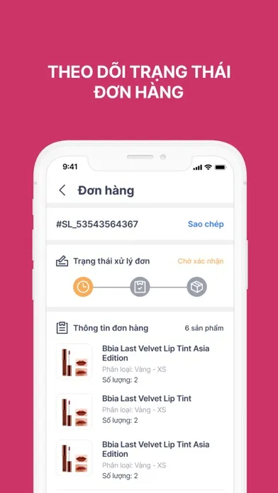 Tangkapan layar Selly - Supplier