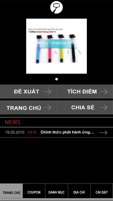 Capturas de pantalla de Gậy chụp ảnh tự sướng
