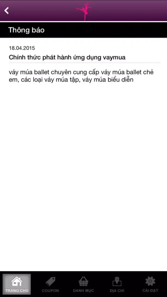 Váy múa ballet Ekran Görüntüleri