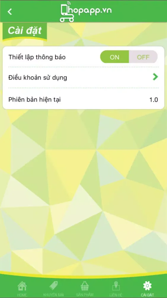 Zrzuty ekranu SHOPAPP.VN