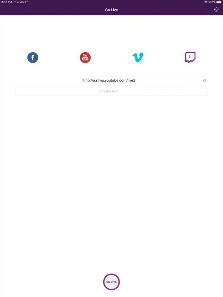 Simultaneous Broadcast iPad  Screenshots