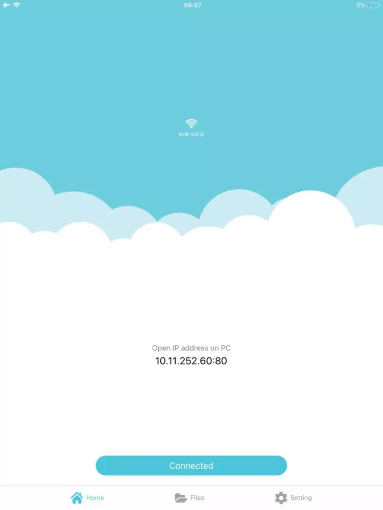 ภาพหน้าจอของ BTool - Wireless file transfer iPad 