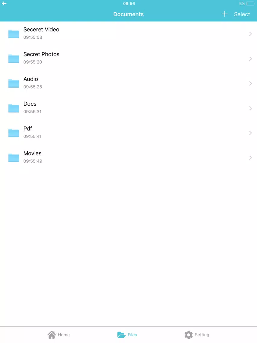 ภาพหน้าจอของ BTool - Wireless file transfer iPad 