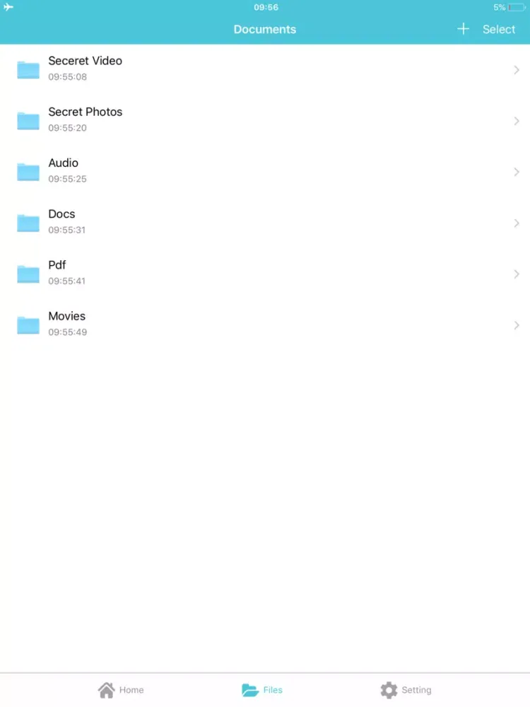 ภาพหน้าจอของ BTool - Wireless file transfer iPad 