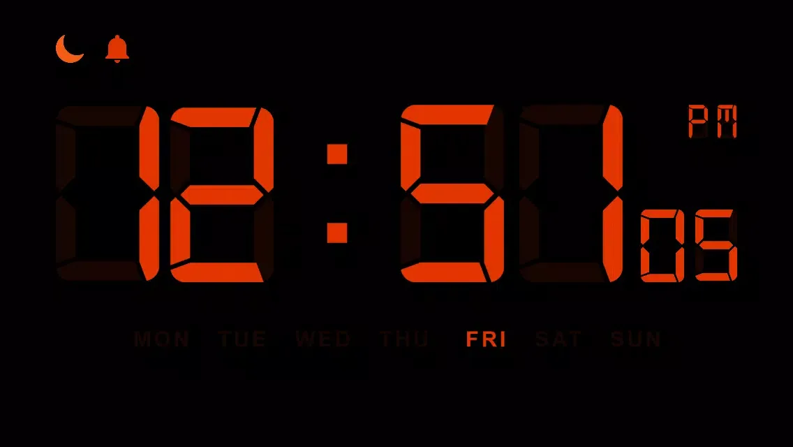 D-Clock bedside mode & daylight Screenshots
