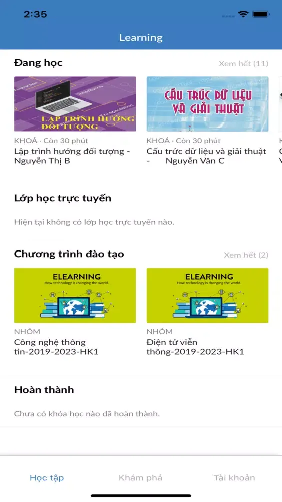 SmartLMS Uni Screenshots