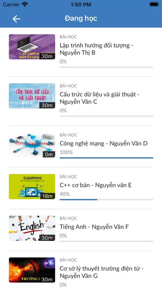 SmartLMS Uni Screenshots