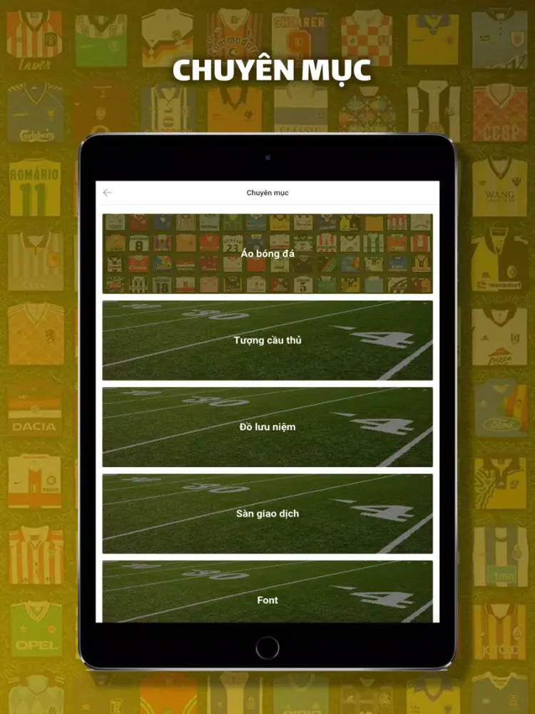 Ảnh chụp màn hình của Fan Sport Shop iPad 
