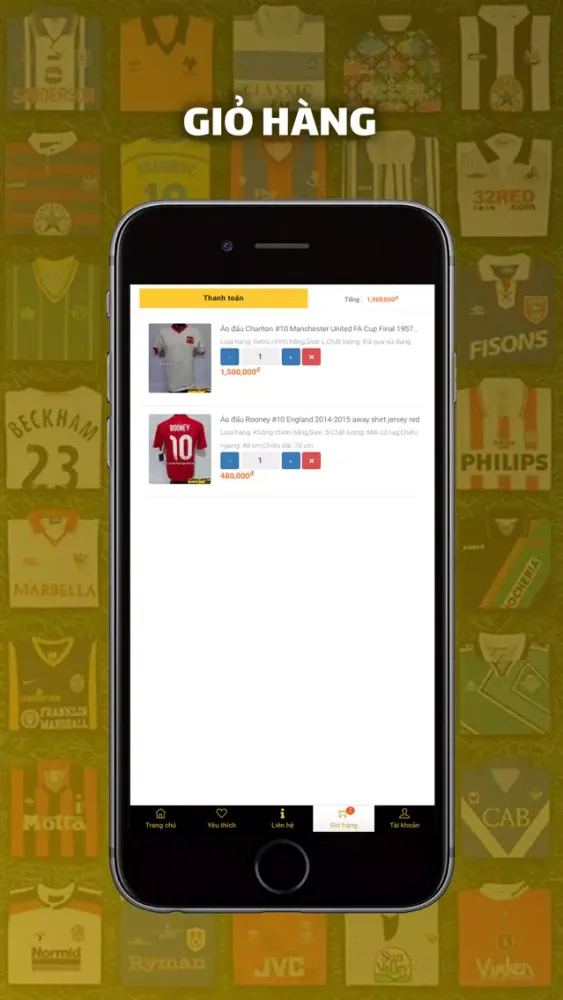 Ảnh chụp màn hình của Fan Sport Shop