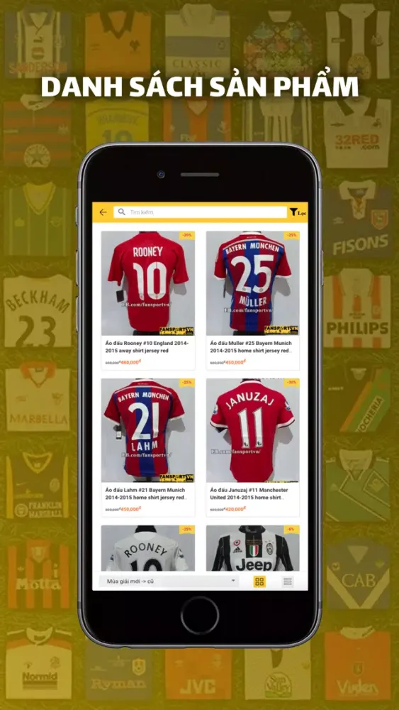 Ảnh chụp màn hình của Fan Sport Shop