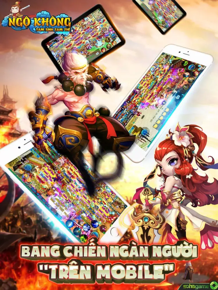 Tam Sinh Tam Thế - Ngộ Không 12.0 iPad  Screenshots