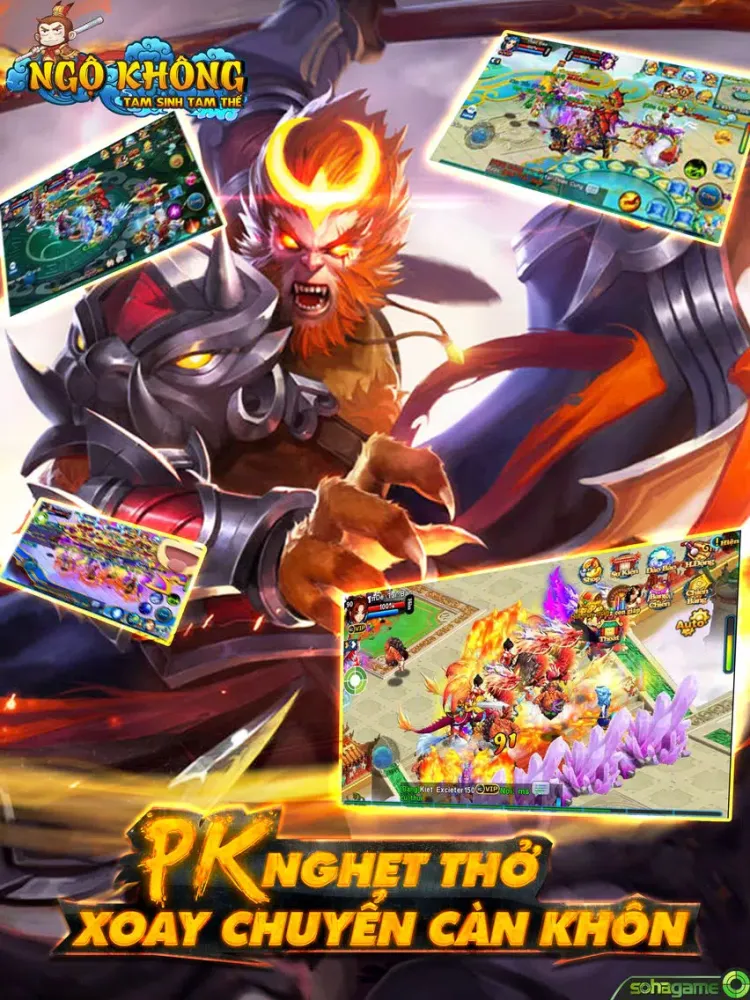 Tam Sinh Tam Thế - Ngộ Không 12.0 iPad  Screenshots