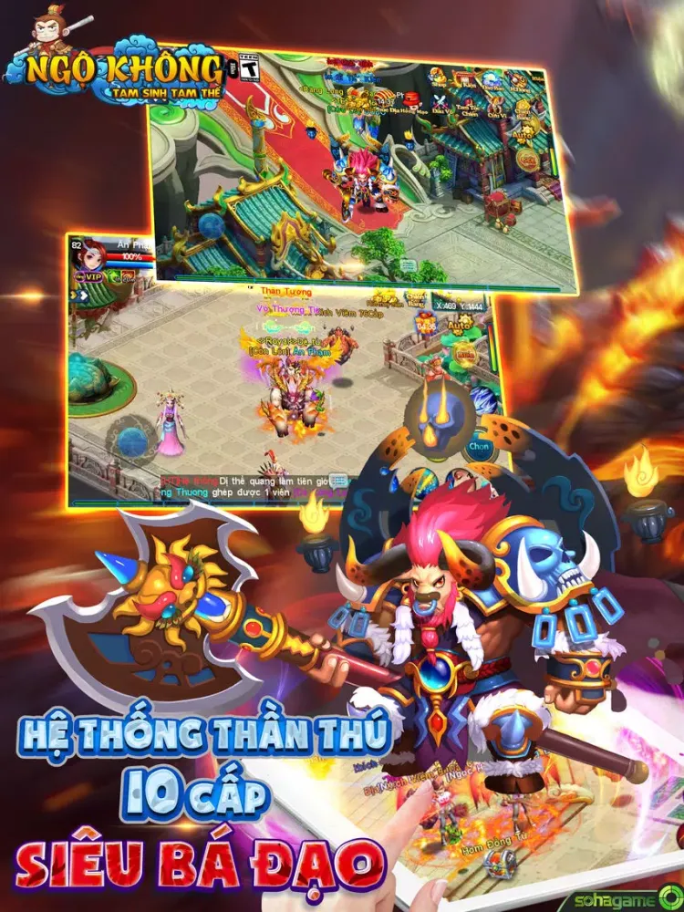 Tam Sinh Tam Thế - Ngộ Không 12.0 iPad  Screenshots