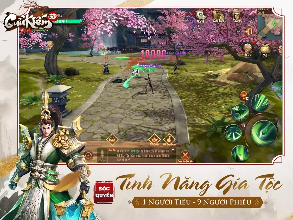 Zrzuty ekranu Cửu Kiếm 3D–TânVương Kiếm Hiệp iPad 