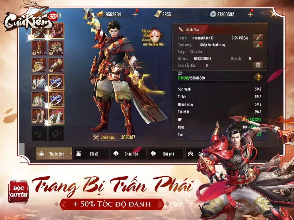 Zrzuty ekranu Cửu Kiếm 3D–TânVương Kiếm Hiệp iPad 