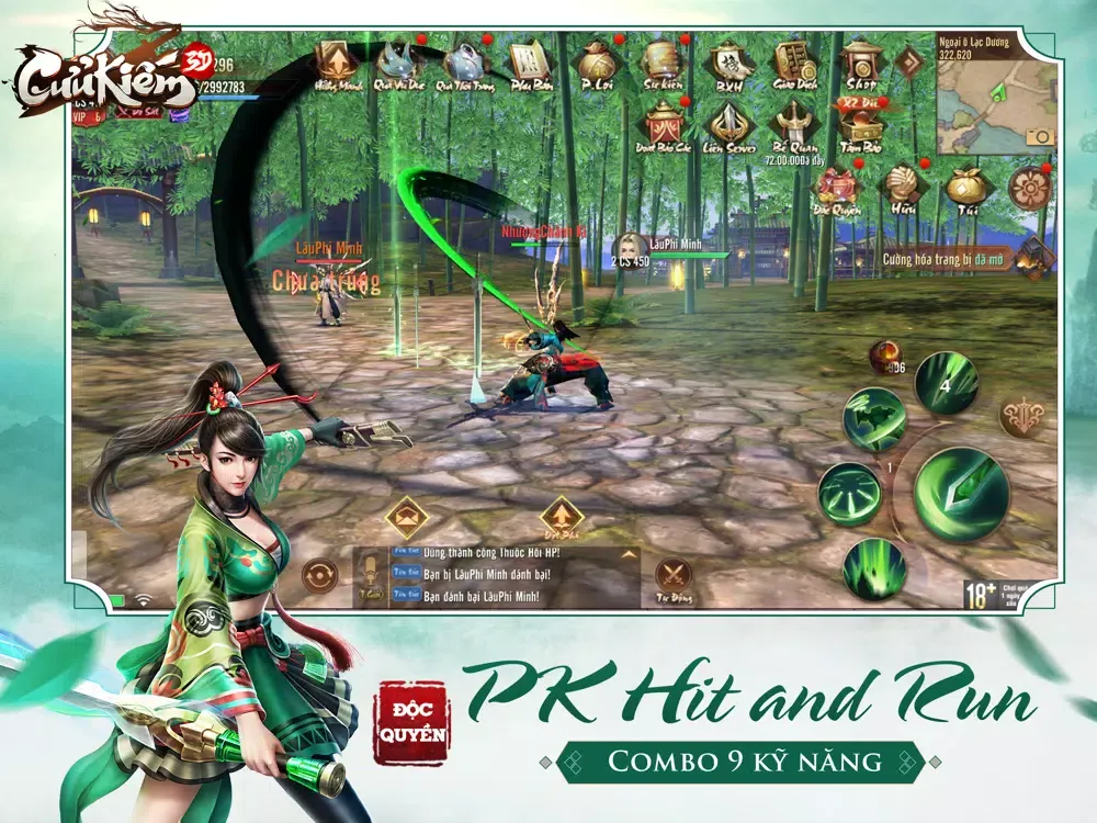 Zrzuty ekranu Cửu Kiếm 3D–TânVương Kiếm Hiệp iPad 