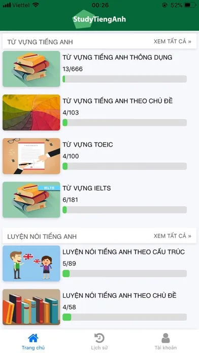 Tangkapan layar StudyTiengAnh