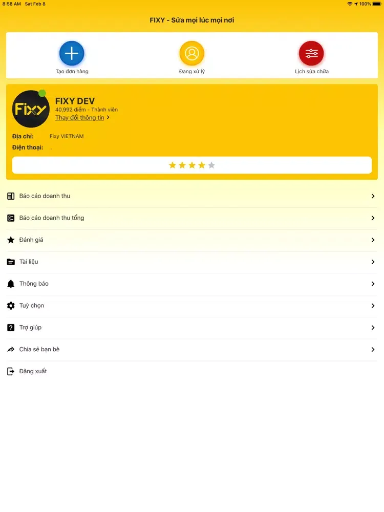 Fixy Shop - Cứu hộ và sửa chữa iPad  स्क्रीनशॉट
