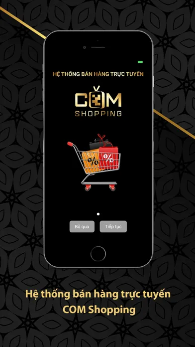 Capturas de tela do COM Shopping