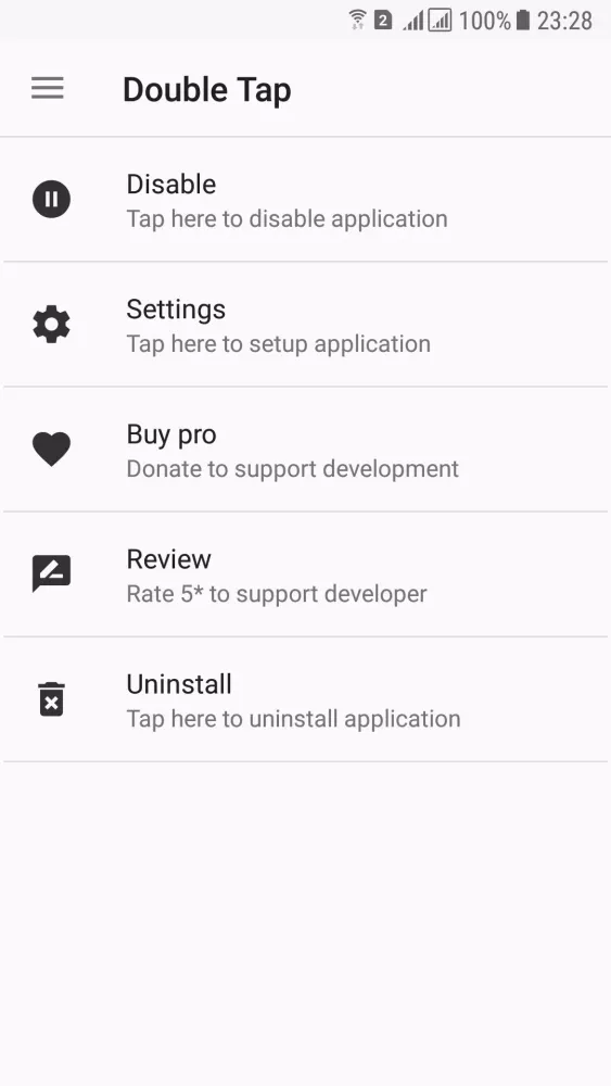 Double Tap Screenshots