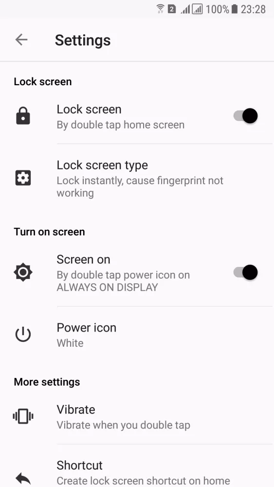 Double Tap Screenshots