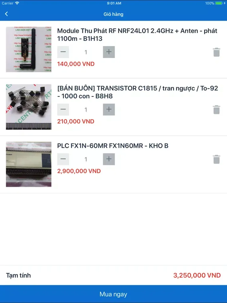 Скриншоты Linh Kiện iPad 