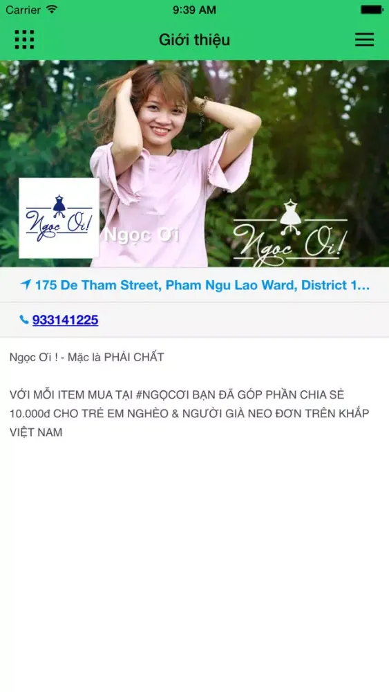 ภาพหน้าจอของ Thời trang Ngọc Ơi
