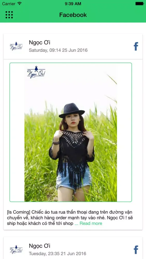 ภาพหน้าจอของ Thời trang Ngọc Ơi
