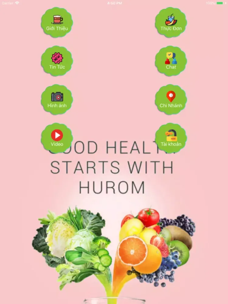 Hurom Juice iPad  Screenshots