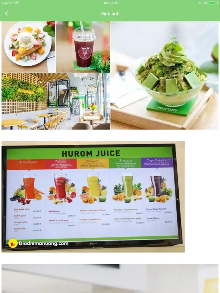 Hurom Juice iPad  Screenshots